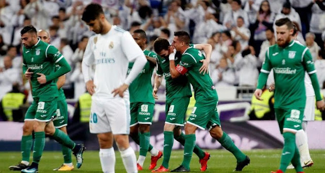 Kalah dari Leganes, Real Madrid Tersingkir di Copa Del Rey