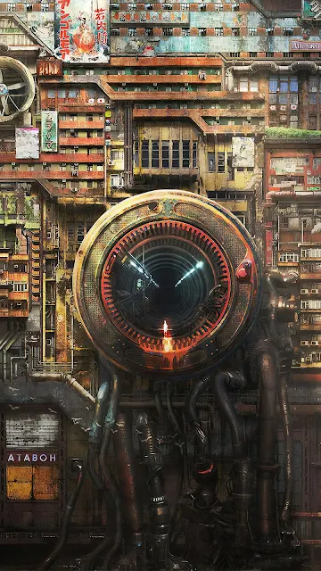 Cidade Cyberpunk do Futuro