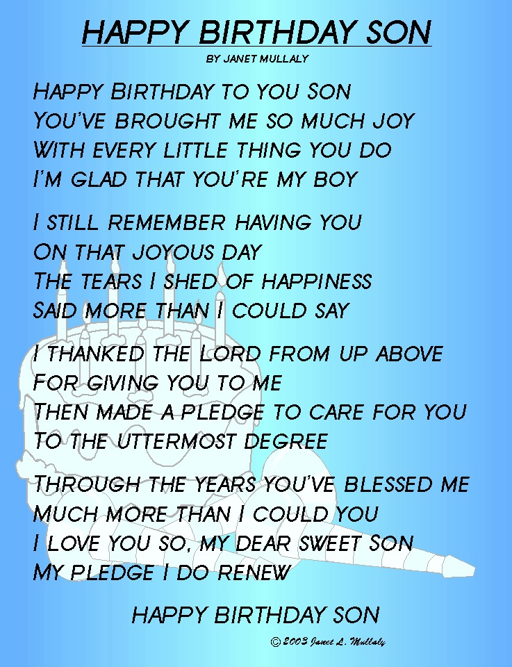 Birthday Quotes For A Son