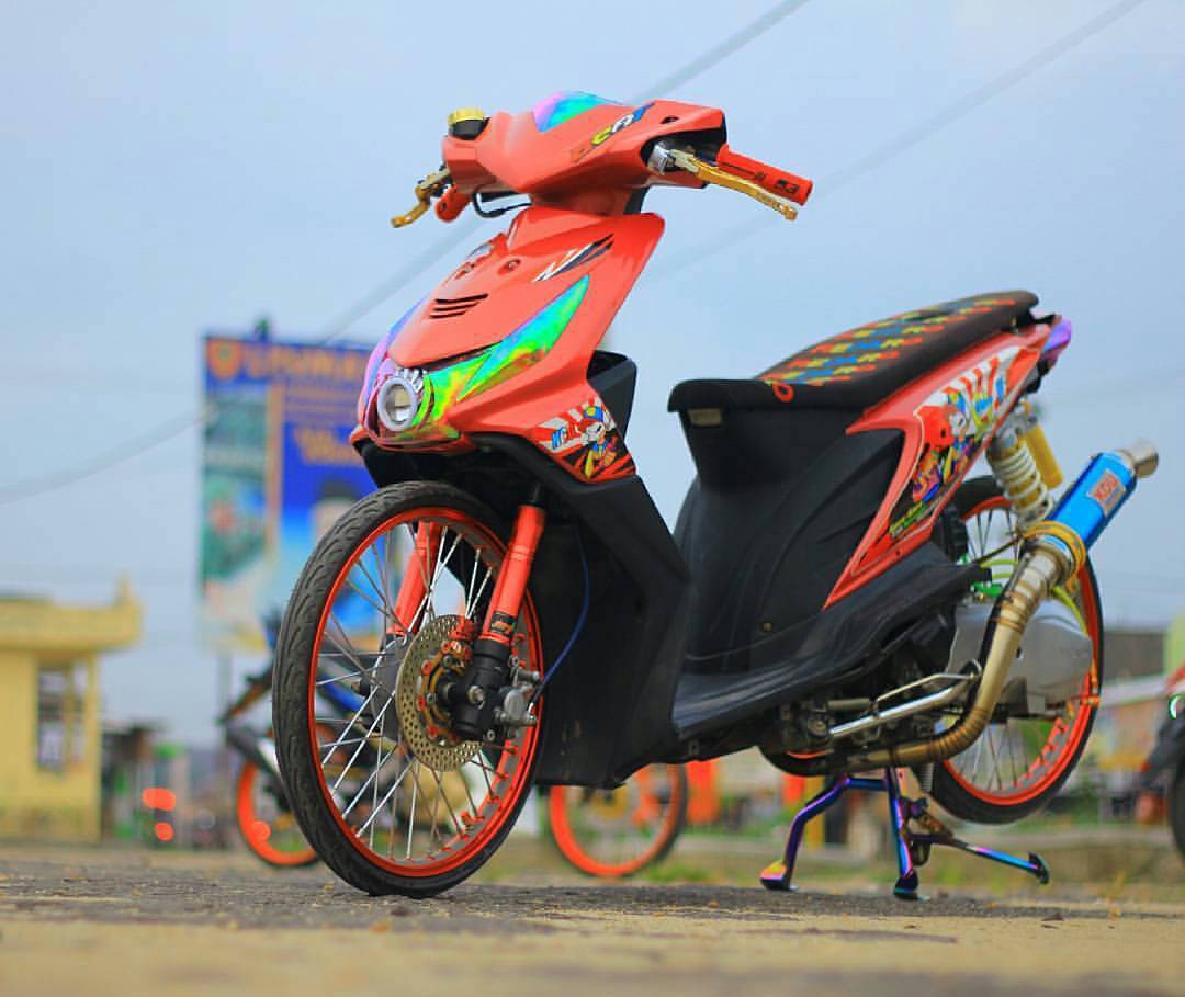 80 Foto Modifikasi Motor Beat Karbu Simple Extream