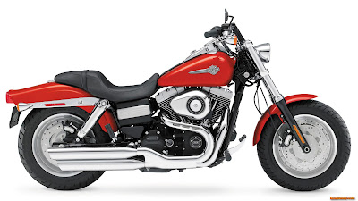 Harley Davidson FXDF Dyna Fat Bob 2013 Red Wallpapers