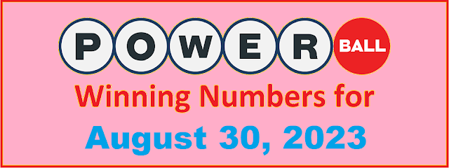 PowerBall Winning Numbers for Wednesday, August 30, 2023