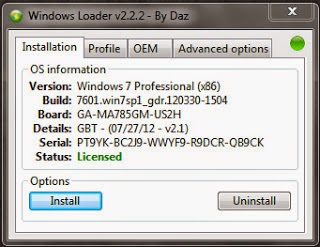 Windows Loader 7 2014 2.2.2 Wat + Fix Lisanslama indir