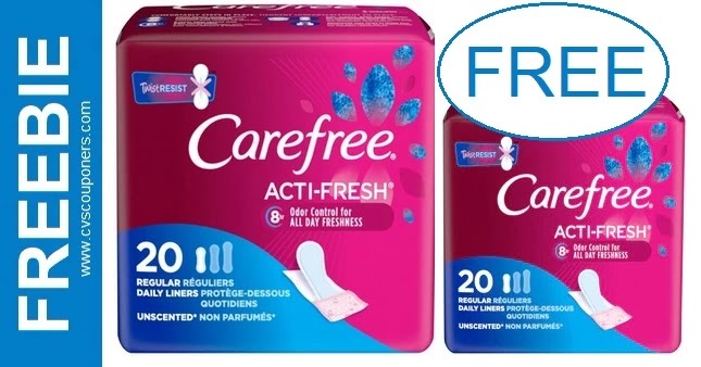 FREE Carefree Product CVS Deals 12/4-12/10