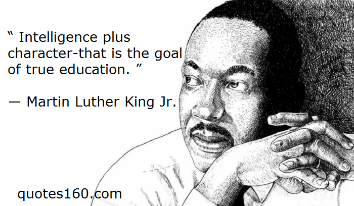  Martin Luther King Jr Quotes On Education QuotesGram