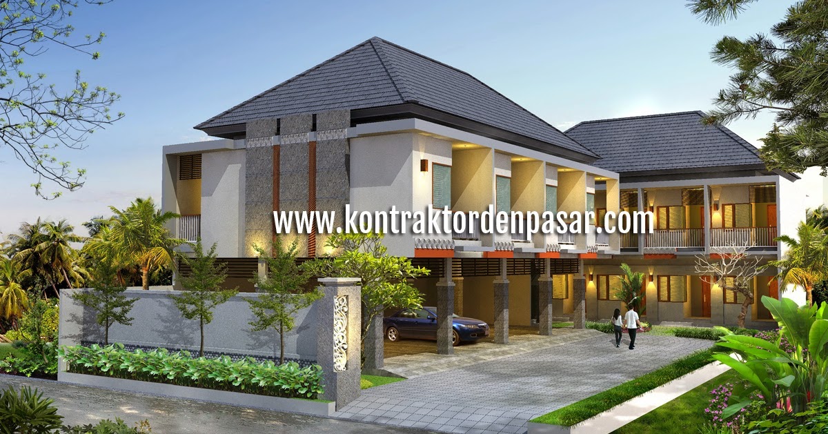  Kontraktor  Rumah  di Denpasar  Desain Kos kosan Minimalis  