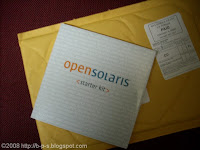 picture of OpenSolaris paper casing