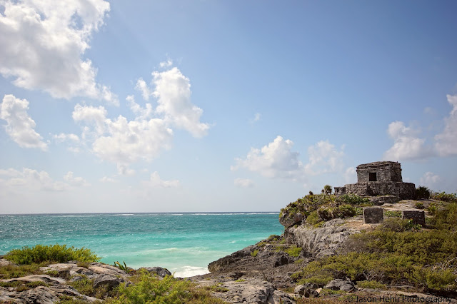 tulum, mexico, coast, yucatan, ruins, beach, sky, maya, paradise