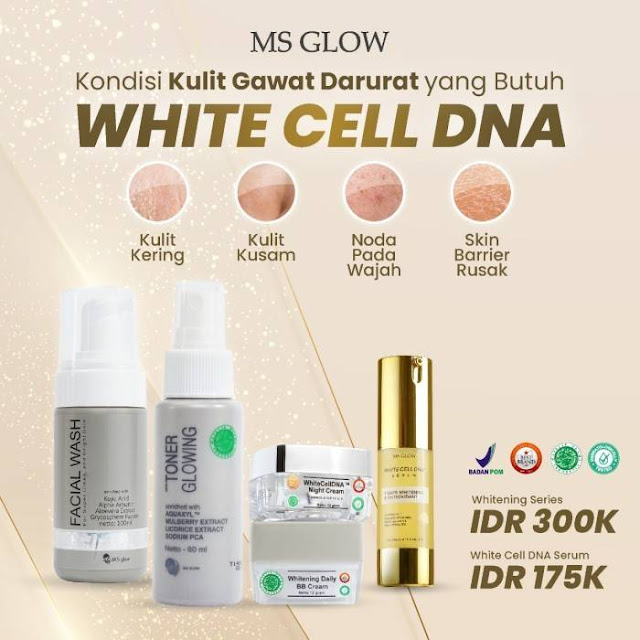 Kandungan Utama Serum White Cell DNA MS Glow