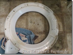 washing machine makeover - The Backyard Farmwife