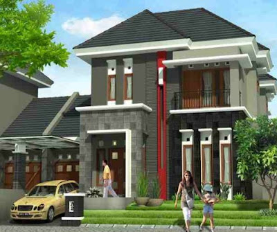 desain model rumah idaman 2 lantai