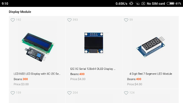 Modul display OLED I2C IIC Serial 128x64