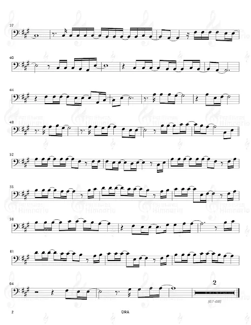 El mejor lugar del mundo | O melhor lugar do mundo | The best place in the world | Partitura gratis para trombón + bombardino
