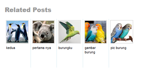 Cara Membuat Related Post / Artikel Terkait Dibawah Postingan Dengan Gambar 