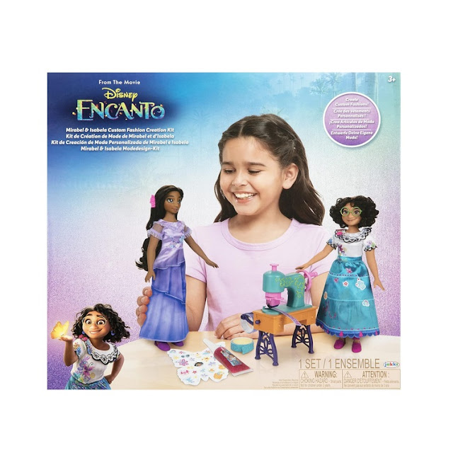 Disney Encanto : kit de création de mode, poupées mannequins de Mirabel et d'Isabela incluses.