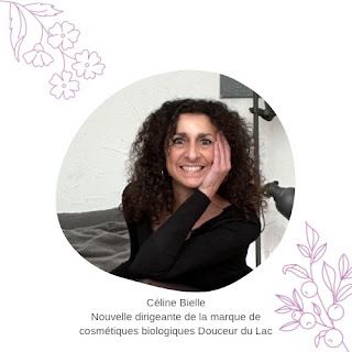 Céline Bielle, nouvelle dirigeante de la marque de cosmétiques biologiques Douceur du Lac