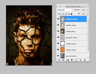 Tutorial Photoshop: Cracked Skin Kang Wahyu