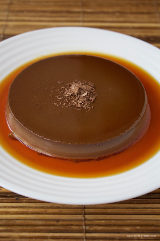 Bavarois de chocolate y café