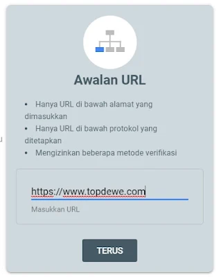 Cara daftar webmaster tool google