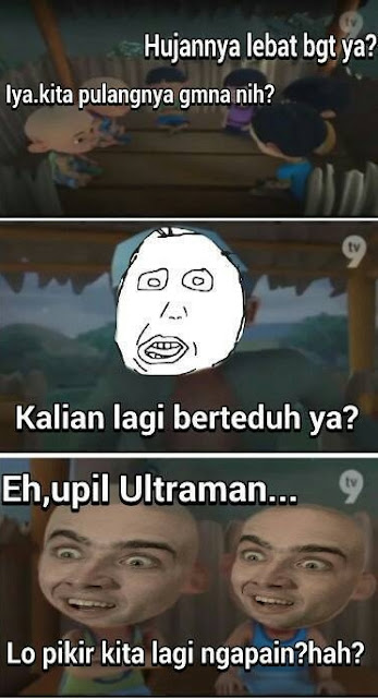 10 Meme 'Upin Ipin' Ini Bikin Adem Hubungan Indonesia - Malaysia yang Sering Ribut