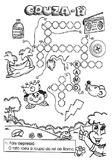 Atividades de alfabetização, ortografia RR