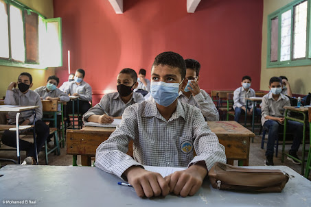 A photo from a class in an Egyptian class on Saturday by  Mohamed El-Raai