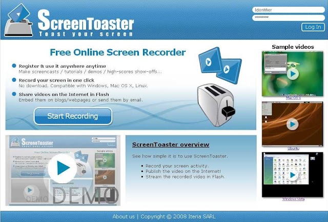 ScreenToaster : le screencast en ligne facile