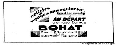 Publicité ancienne d'Auvergne