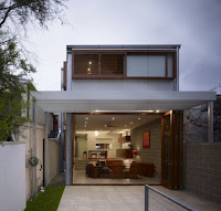 Small contemporary exterior house design example