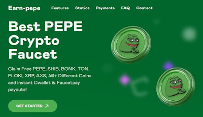 Earn Pepe, Situs Legit Tempat Mencari Koin Kripto Terlengkap dan Membayar Cepat