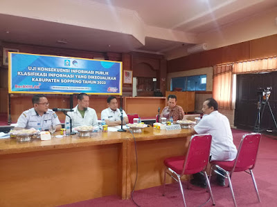 Diskominfo Soppeng Gelar Rapat Uji  Konsekuensi Informasi Publik 