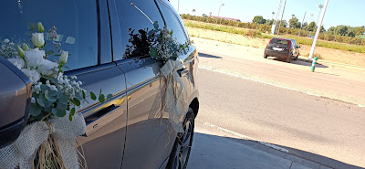 Decoración de coche para la boda - Deco Flor Puzol