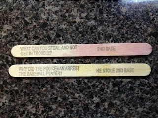 funny quote written on ice cream sticks