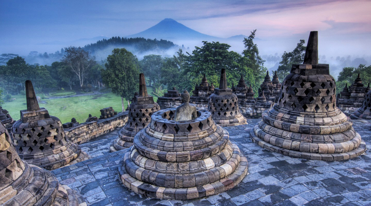 20 Inspirasi Gambar Sketsa Candi Borobudur Mudah Tea 