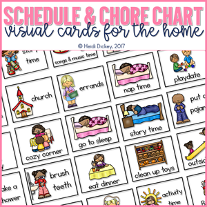 Schedule and Chore Chart Cards