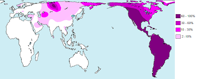 Q haplo map