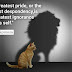 The greatest pride, or the greatest despondency, is the greatest ignorance of one's self.