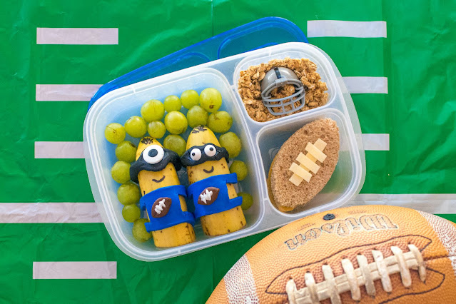 How to Make a Despicable Me Minions Football Player Lunch Recipe!