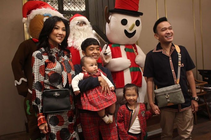 Undang Rekan-rekan Artis, Begini Suasana Christmas Dinner Ruben Onsu