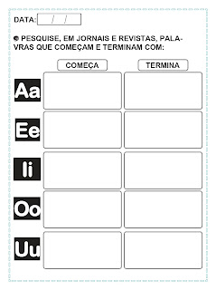 Caderno de Atividades para Educação Infantil 5 anos – Linguagem