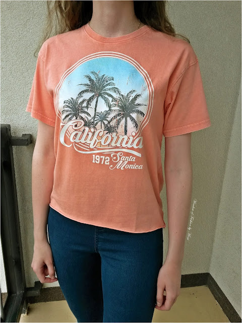 T-shirt California Santa Monica 1972 Femme Luxe