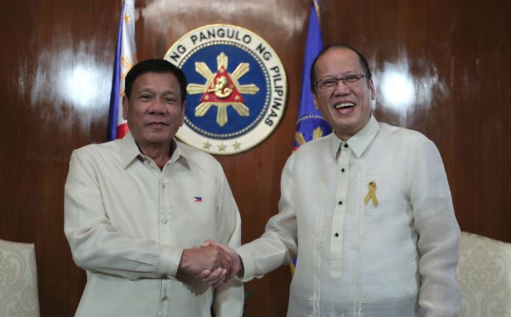 President Rodrigo Duterte mourns the passing of former President Benigno S. Aquino III