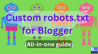Custom robots txt for blogger thumbnail