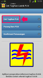 cek tagihan listrik online lewat hp