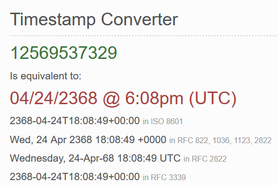 Timestamp Converter