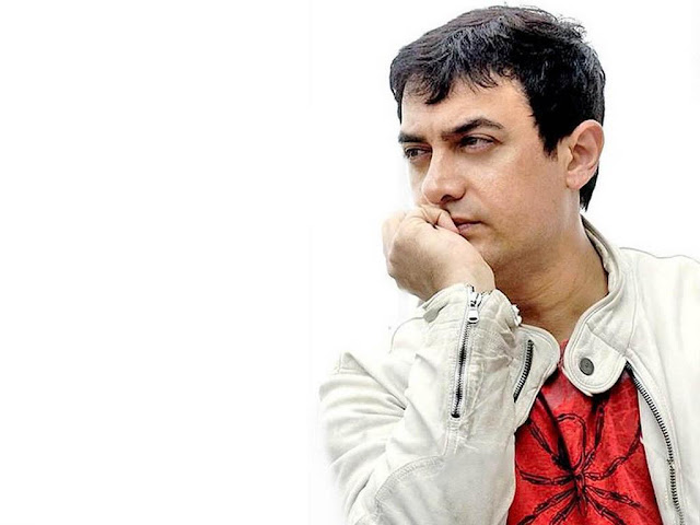 Aamir Khan thinking