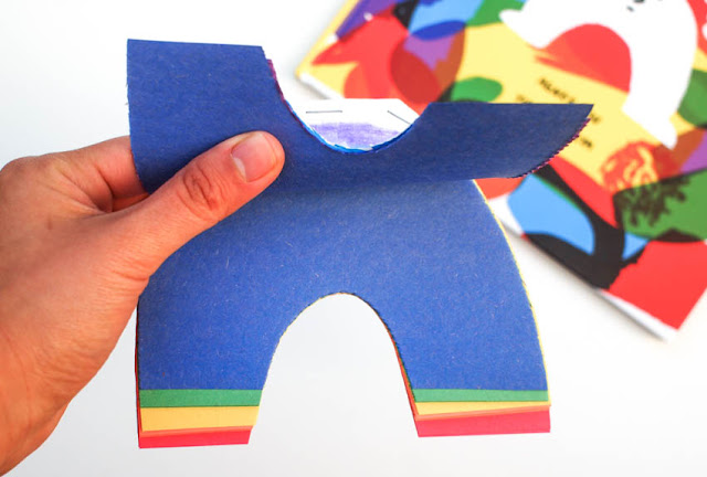 How to make a rainbow notebook with kids