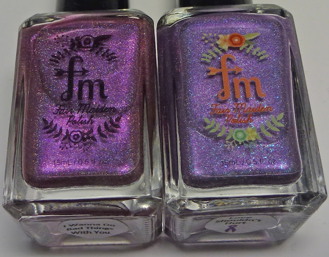 Fair Maiden Polish I Wanna Do Bad Things with You and Love Shouldn't Hurt comparison