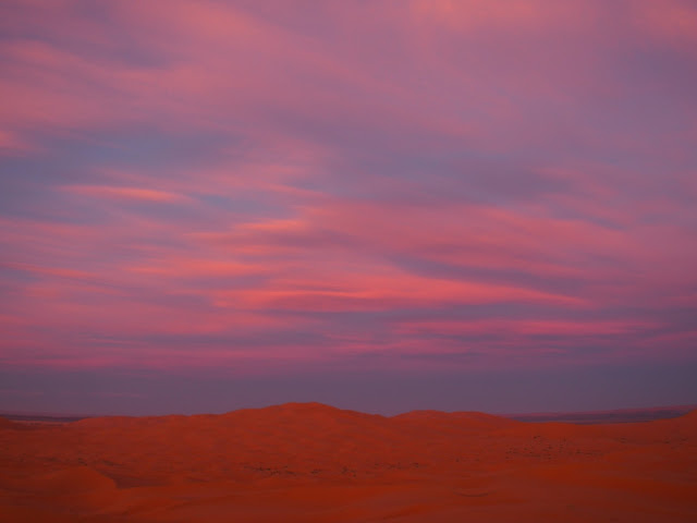 サハラ砂漠の夕日2