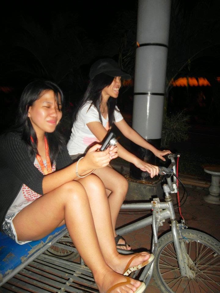 biking at Baywalk, Puerto Prinsesa